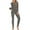 Dark Gray1, variant on KyCheLot Thermal Underwear for Women Soft Stretchy Lightweight Slim Long Sleeve Tops and Bottom Base Layer Warm Set