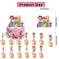 thumbnail image 2 of 32 PCS For Song Enlightenment Cartoon Themed Birthday Party Decorations Set – Includes Banner, Cake Topper, 18 Balloons, 12 Cupcake Toppers and Party Supplies, 2 of 7