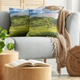 thumbnail image 5 of Ambesonne Landscape Throw Pillow Cover 2 Pack, Tuscany Italy Farms, 18", Sky Blue Apple Green, 5 of 5