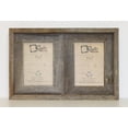 thumbnail image 2 of 5x7-2.5" Wide Reclaimed Rustic Barnwood Collage Frame - Holds 2 Photos, 2 of 3