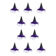 thumbnail image 3 of Advancent Sombrero de de Halloween - Artículos de fiesta para Halloween Cosplay Duradero y no fácil de romper Blended purple púrpura 10Conjunto, 3 of 6