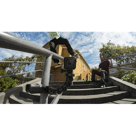 GoPro Jaws Adjustable Clamp Mount, Flex Clamp and Neck, for GoPro HERO3+ Black, Multicolor, 1
