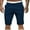 Blue, variant on ZQUUVOU Men's Dress Shorts Elastic Waist Shorts Classic Fit Running Workout Sport Twill Shorts Navy