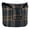 Dark Green Brown Tartan, variant on Haosy Pale Pink and White Striped Golf Mallet Putter Cover Strong Magnetic Leather Golf Club Headcover Closure