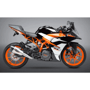 Yoshimura Alpha T Stainless Slip-On Exhaust with Stainless Muffler KTM 390 Duke | RC390 2017-2020