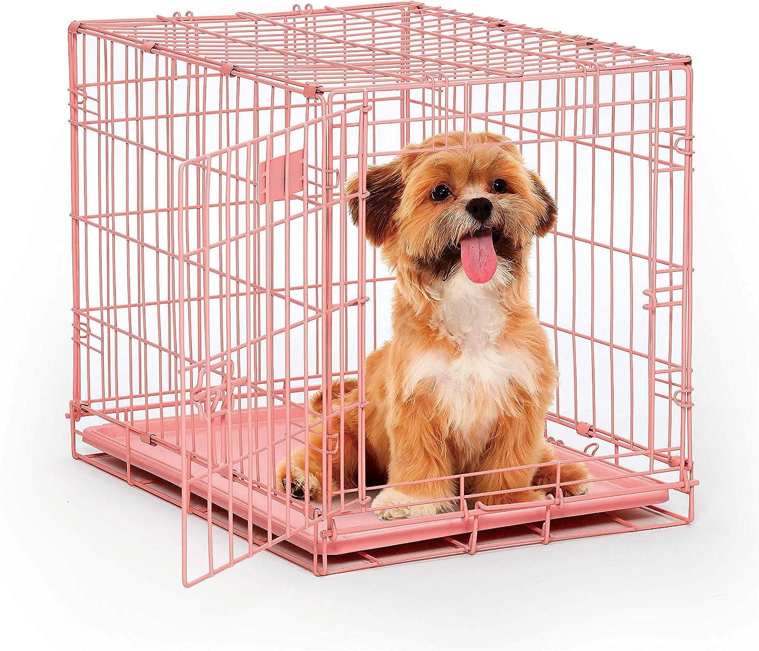 Midwest Icrate 24 Inch Pink Single Door For Dogs