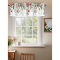 thumbnail image 2 of Valances for Windows Christmas Rod Pocket Cafe Window Treatments Valance Curtains for Kitchen Bathroom Laundry Basement Windows 42"x12", 2 of 9