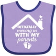 thumbnail image 3 of Inktastic Nicu Graduate Officially Moving in with My Parents Boys or Girls Baby Bib, 3 of 4