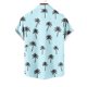thumbnail image 4 of Blusa y camisa de manga corta con cuello vuelto para hombre, estilo casual, con cuello estampado, manga corta, botones, moda, cárdigan con bolsillo, blusa de poliéster para hombre, 4 of 4