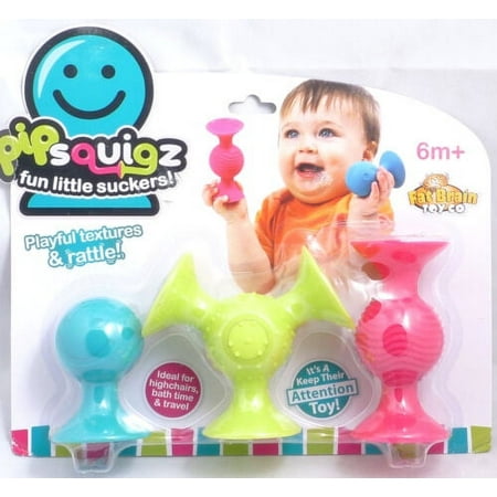 UPC: 0811802020635 | Fat Brain PipSquigz Playful Texures & Rattle 020635