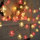 thumbnail image 1 of 1 guirnalda de luces con forma de copo de nieve, ideal para decorar salas de estar, 200 cm/78, 74 pulgadas, dormitorios, barandillas de escaleras, árboles de Navidad, fiestas, 1 of 4