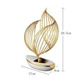 thumbnail image 5 of House of Avana Gold Resin Geometric Metal Sculpture Tabletop Decor, 5 of 5