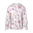 thumbnail image 2 of Lsque Retro Floral UPF 50+ Lightweight Sun Protection Men's Women's Long Sleeve Shirt, Hoodie Performance -3X-Large, 2 of 9