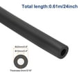 thumbnail image 2 of Uxcell Insulation Foam Tube Lagging Insulation 0.39" x 0.79" Heat Preservation for Antifreeze Insulation Handle Grip Black, 2 of 7