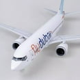 thumbnail image 3 of Dubai Airlines B737 Diecast Model Airplane 1:400 Scale, Perfect for Aviation Display & Collection, 3 of 3