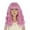 Light Pink, variant on RightOn Orange Wig Dark Orange Wig with Bangs Curly Wavy Wigs for Cosplay Costumes Party Halloween Wig