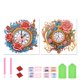 thumbnail image 1 of 2 Uds DIY Parcial Forma Especial Taladro Diamante Pintura Reloj Kit 30x30cm, 1 of 9