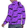 thumbnail image 3 of Hoodies for Men - halloween bat elements Long Sleeve Comfrt Men'S Fashion Hoodies & Sweatshirts, Sweatshirts for Men Hoodies Pullover Clothing Clothes with Pouch, 3 of 7