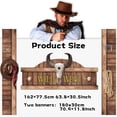 thumbnail image 2 of Banner decorativo para puerta de fiesta, tema de Chunnin West Cowboy, 2 of 7