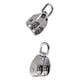 thumbnail image 1 of 2pcs / Set Ruedas De Elevación Del Bloque De Aparejos De De La Polea Doble Giratoria M20 / M25, 1 of 8