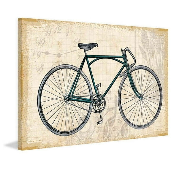 Marmont Hill "Green Bike" Painting Print on Canvas