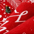 thumbnail image 6 of BERTHMEER 2'X3' Christmas Rug Red Washable Indoor Mat for Entrance Entryway Bedroom Bathroom Kitchen Floral Print Non-slip Rug,Red, 6 of 6