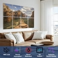 thumbnail image 3 of Rustic Farmhouse 8 Pack Art Acoustic Panels Sound Absorbing angels landing zion national park utah landscapes Decorative Soundproof Wall Panels Self Adhesive for Nursery Game Room Bedroom 48"x32", 3 of 7