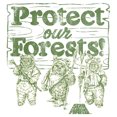 thumbnail image 2 of Star Wars Men's Ewok Protect Our Forests Graphic Tee,, 2 of 5