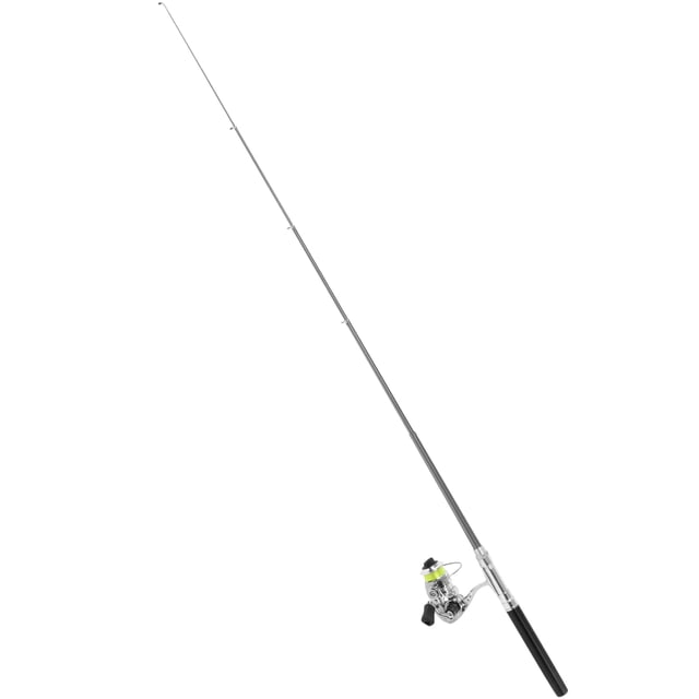 Kit de Caña de Pescar, Combo de Rueda de Carrete de Caña de Pescar Portátil retráctil de Bolsillo con forma de Bolígrafo para PESCA de Agua Dulce y Agua Salada