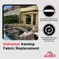 thumbnail image 3 of ALEKO Fabric Replacement 12'x10' Ivory Retractable Awning, UV and Mildew Resistant, 3 of 8