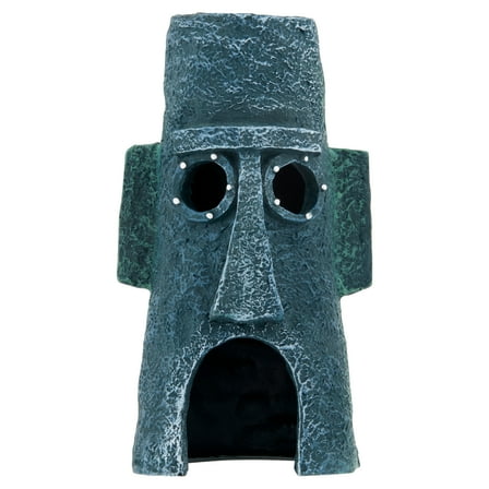 Penn-Plax SpongeBob Squarepant Resin Aquarium Decor - Squidward Tentacles Island Home - 6" Tall