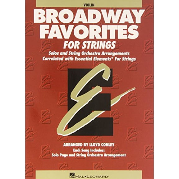 Pre-Owned Essential Elements Broadway Favorites for Strings - Violin 1/2 (Paperback) 0634018531 9780634018534