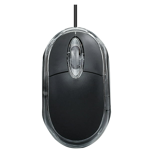 Juego con cable duradero, 3 botones, rueda suave, silencioso, con cable, óptico de 1200 ppp, botón silencioso, forma ergonómica, para ordenadores de sobremesa y portátiles