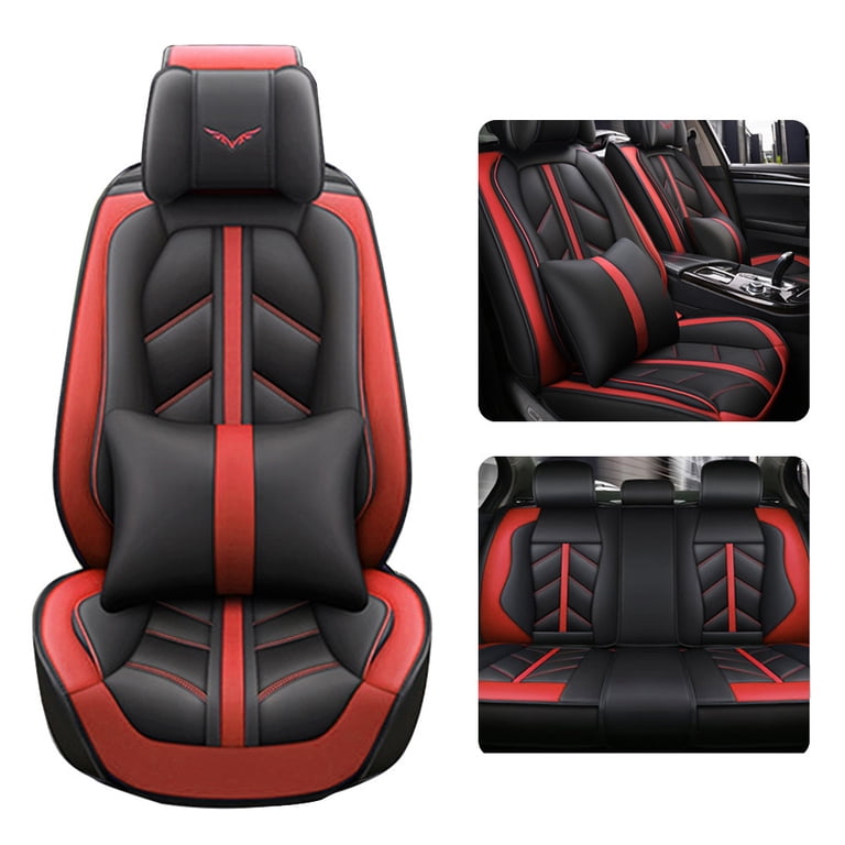 OTOEZ Universal PU Leather Car Seat Covers, 5-Seat Full Set photo 2