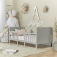 thumbnail image 6 of Dream On Me Hudson 3 in 1 Convertible Toddler Bed, Cool Grey, 6 of 7