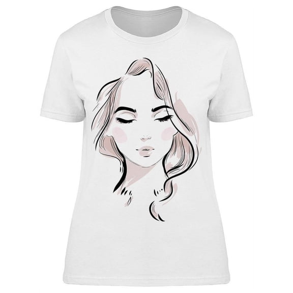 Stunning Womans Portrait T-Shirt Women -Image by Shutterstock, Female XX-Large