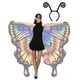 thumbnail image 3 of Alas de mariposa para mujer, disfraz de fiesta de Halloween, disfraz de adulto, disfraz de mariposa, capa, chal colorido, 3 of 4