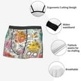 thumbnail image 5 of Kdxio Men's Boxer Briefs with Skull and Flowers Print - Comfortable and Breathable Underwear for Everyday Wear, 5 of 7