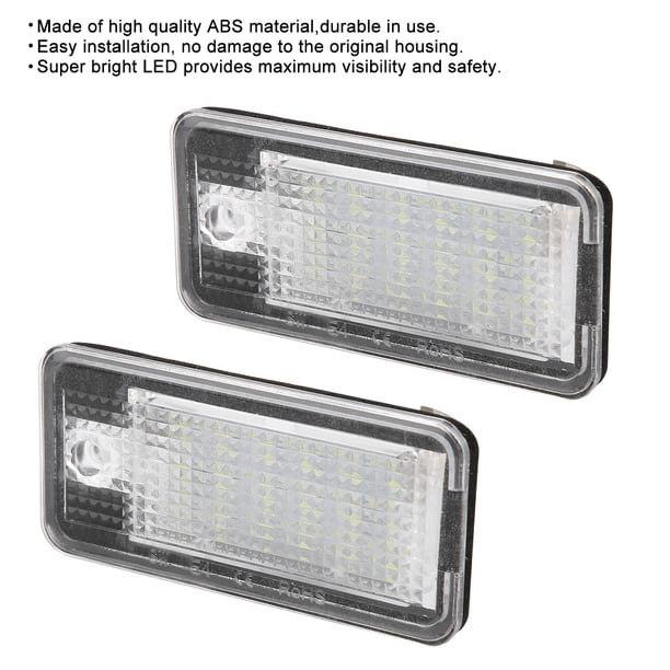 Lámpara 2 Uds 3W 12V Cuentas LED Lámpara De Luz LED Para Placa De Matrícula Para