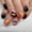 style C, variant on Monebena 24Pcs Pink Press on Nails Square Fake Nails with Cute Ghost Designs, Halloween Press on Nails Coffin Halloween Acrylic Nails Full Cover False Nails Halloween Stick on Nails for Women