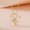 Golden XL-44, variant on Silver Plated Necklace for Women - Square Cut Cubic Zirconia Teardrop Pendant - 16-20in Electroplated Copper Cross Chain - Elegant Jewelry Gift for Birthday Anniversary Date Night