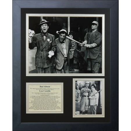 Legends Never Die Abbott and Costello Framed Memorabilia