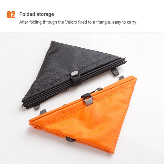 Climbing Rope Basket Multipurpose Convenient Foldable Simple Rock Climb Accessory Bags Equipment Pouch for Organization Storage Black