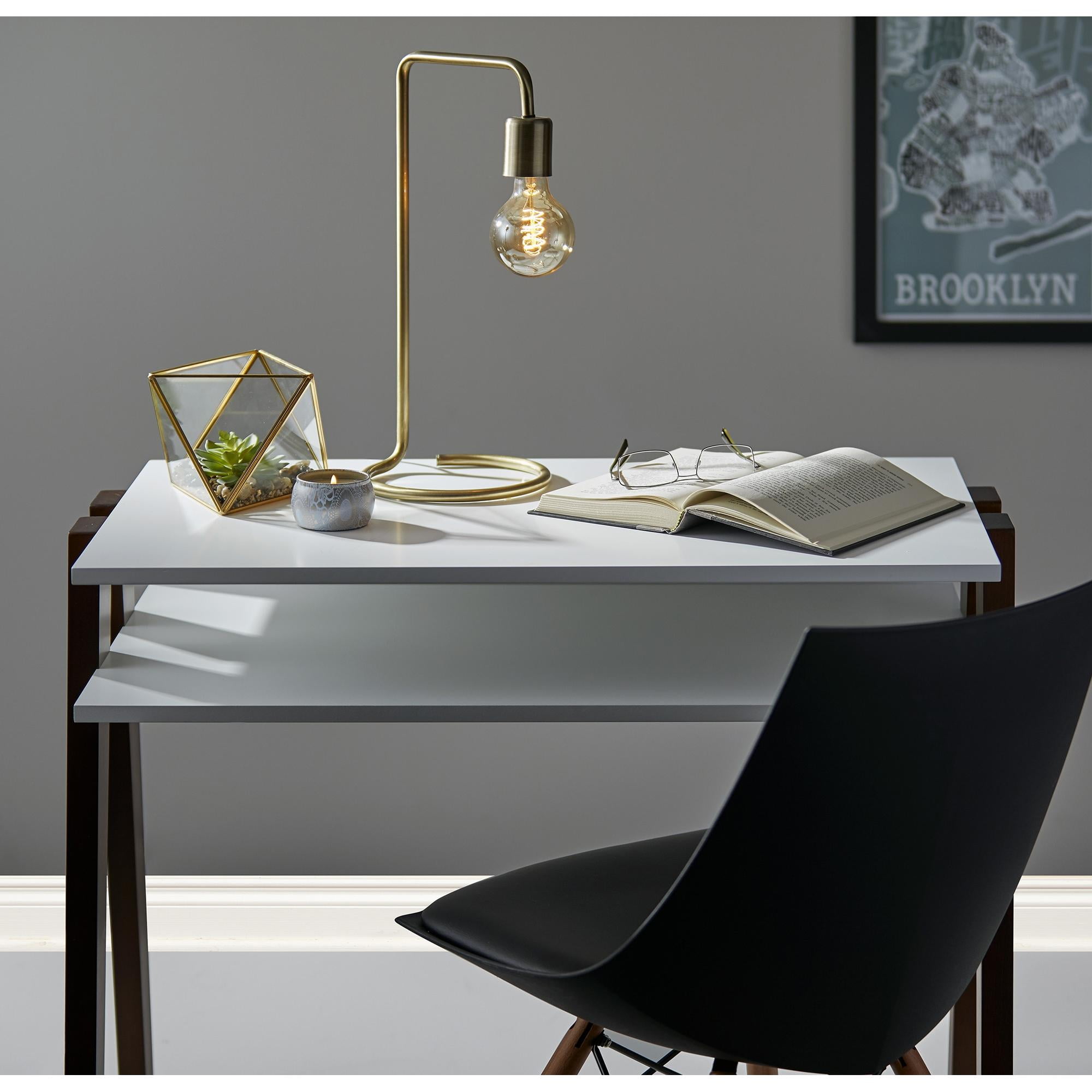 Adesso Morgan Desk Lamp, Antique Brass,