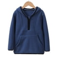 thumbnail image 2 of Ruyang Polar Fleece Jackets for Teens Boys Girls Zip Up Sherp𝐚 Jacket Mock Neck Fuzzy Coat Fall Winter Furry Outwear, 2 of 5