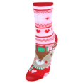 thumbnail image 2 of CTM®  2 Pack Butter and Flat Knit Holiday Sock Combo Set (Women's), 2 of 3