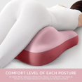 thumbnail image 2 of Sweet Surrender Couples Pillow - 2025 New Cushion for Couples, Low Profile Wedge Pillow with Memory Foam, Waist & Neck Support, Multi-Position Comfort (Yellow), 2 of 9