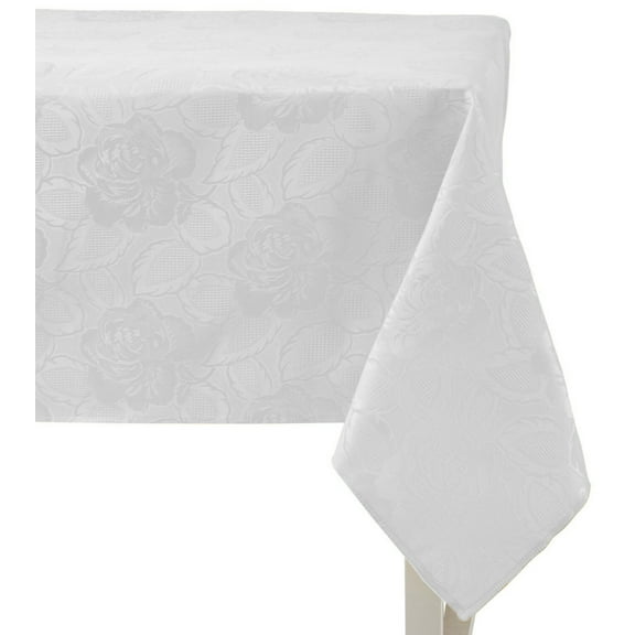 Regal Home Collections Laura Floral Fabric Tablecloth - Assorted Sizes & Colors
