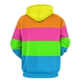 thumbnail image 5 of PLAIN SOLID NEON FLUORESCENT RAINBOW STRIPES 5 COLORS Oversized Hoodies for Women Pullover Womens Clothes with Pocket Mens Ultimate Pullover Hoodie Sweatshirt S-6XL, 5 of 8