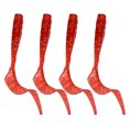 thumbnail image 1 of Uds señuelo de pesca gusano olor a Camarón Artificial con sal Jig Wobbler cebo de silicona largo Swimbait rojo, 1 of 8